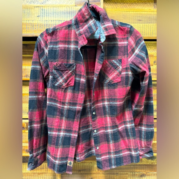 Legendary Whitetails Cottage Escape Flannel Long Sleeve Plaid, Fitted, XS - Picture 3 of 8
